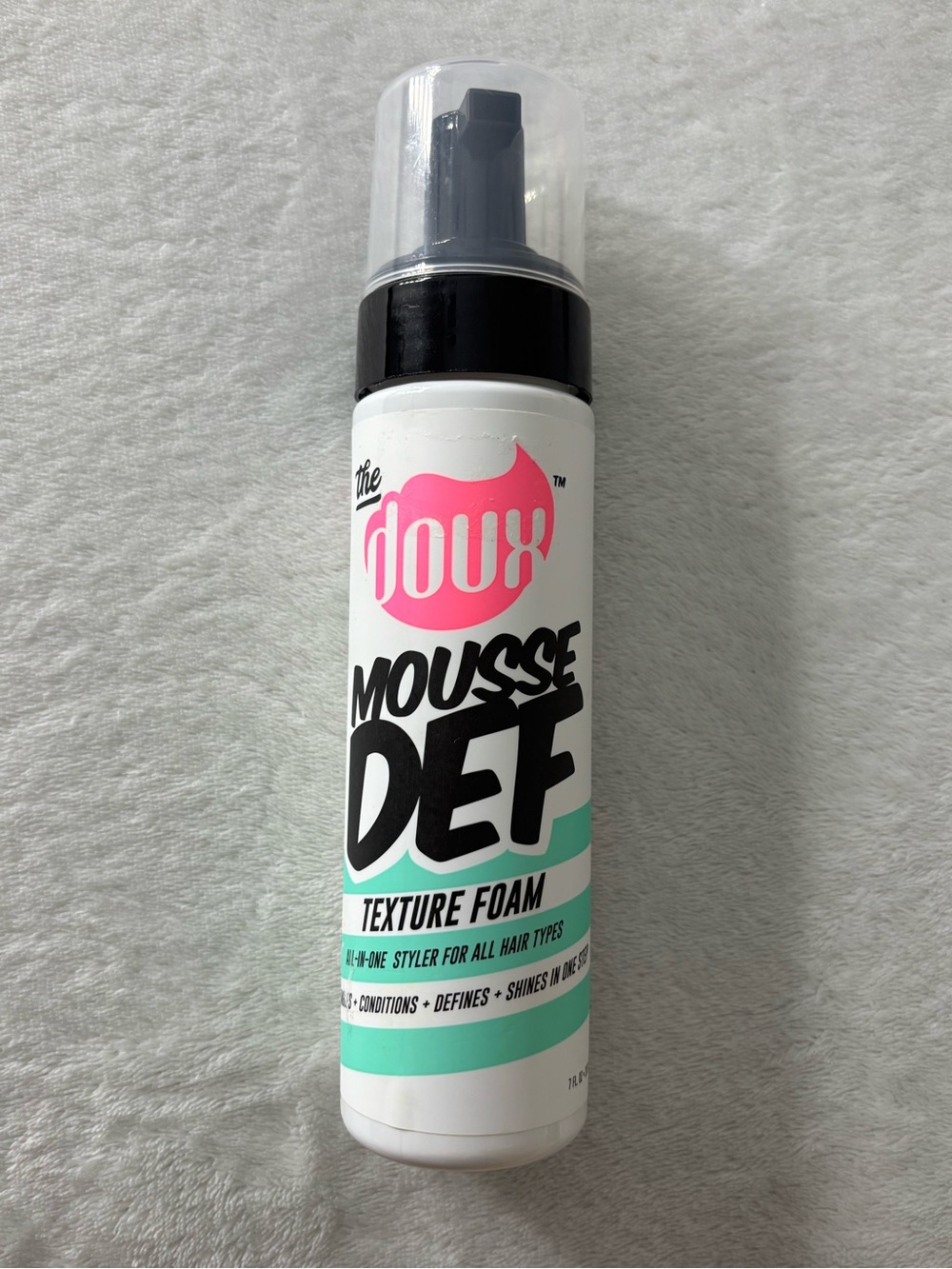 The Doux Mousse Def Texture Foam Hair Mousse 7 oz